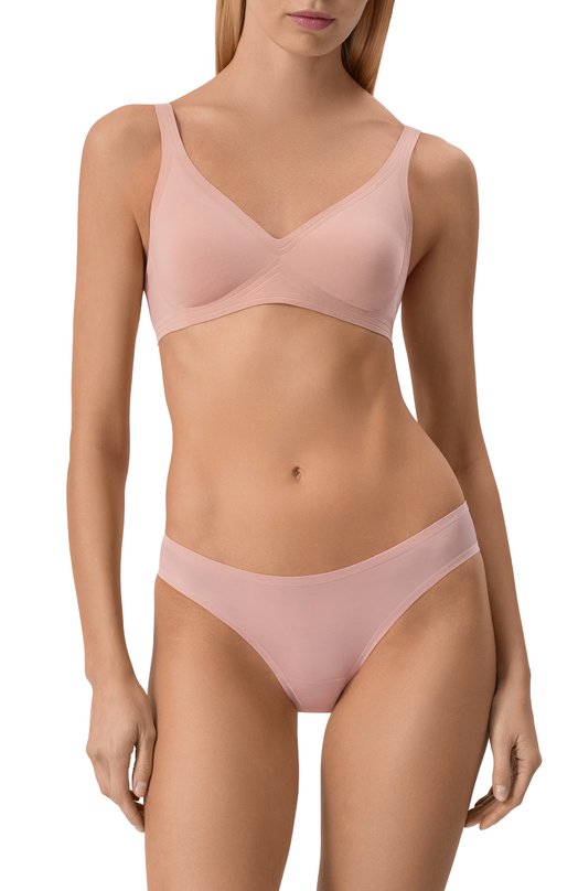 Хлопковый бюстгальтер-бралетт Wolford 4W1021 Розовый  4W1021 Фото 2