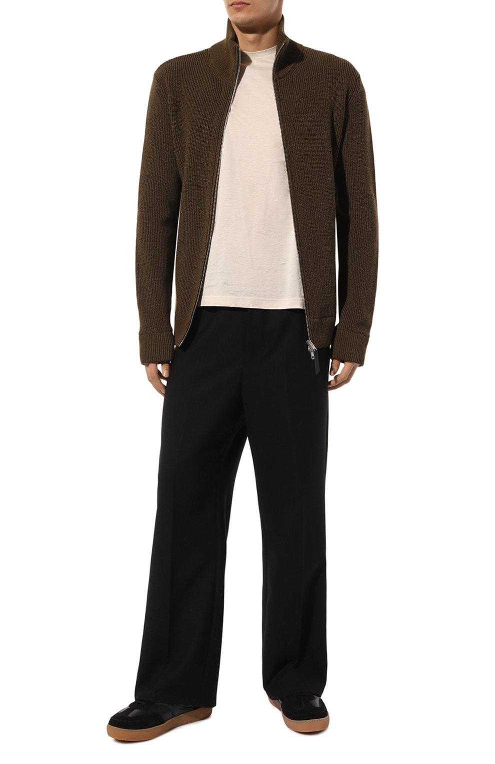 Кардиган из хлопка и шерсти MAISON MARGIELA, арт. SI1HA0013/S17781, фото 2