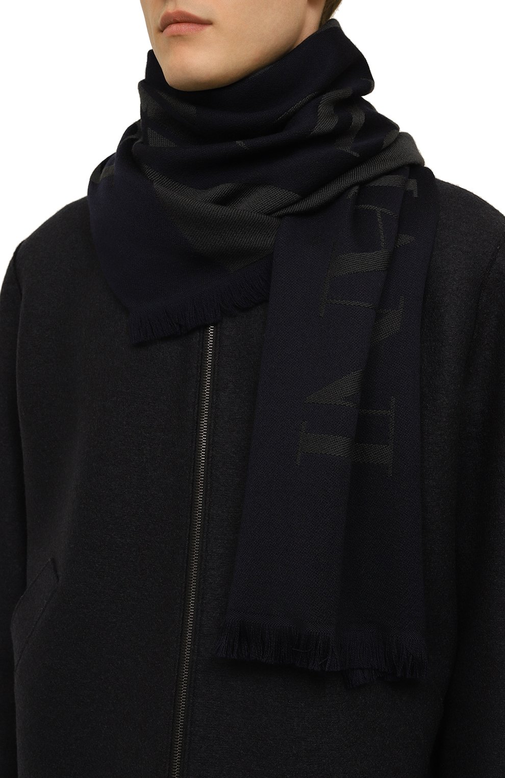 Шерстяной шарф EMPORIO ARMANI, арт. 625007/CC307, фото 2