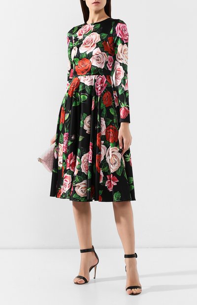 Шелковое платье DOLCE & GABBANA, арт. F6B8ET/FSAX8, фото 2
