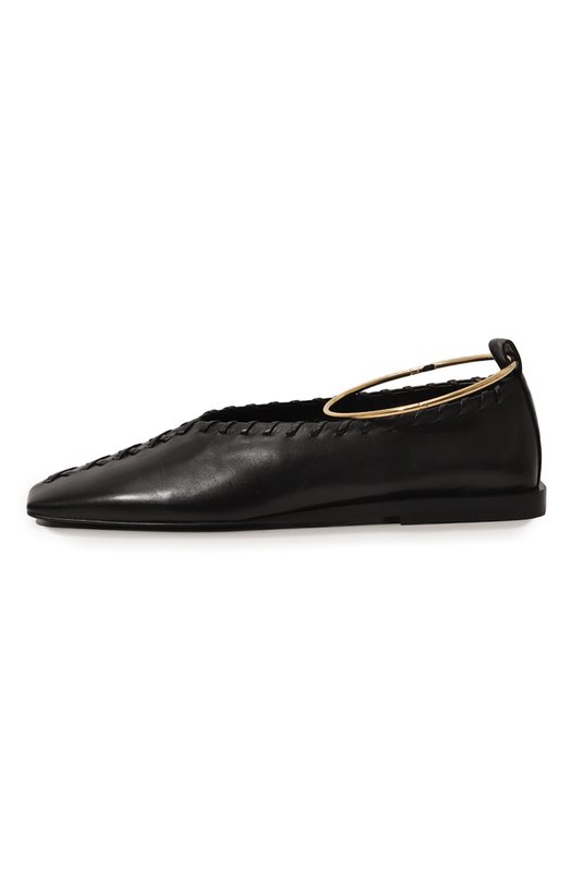 Кожаные балетки Jil Sander J15WZ0009/P4864 Чёрный  J15WZ0009/P4864 Фото 4