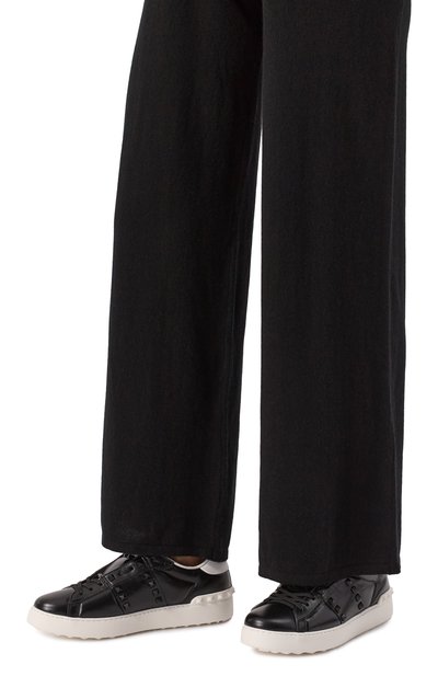 Кожаные кеды rockstud untitled VALENTINO, арт. 5W0S0A01/BGC, фото 3