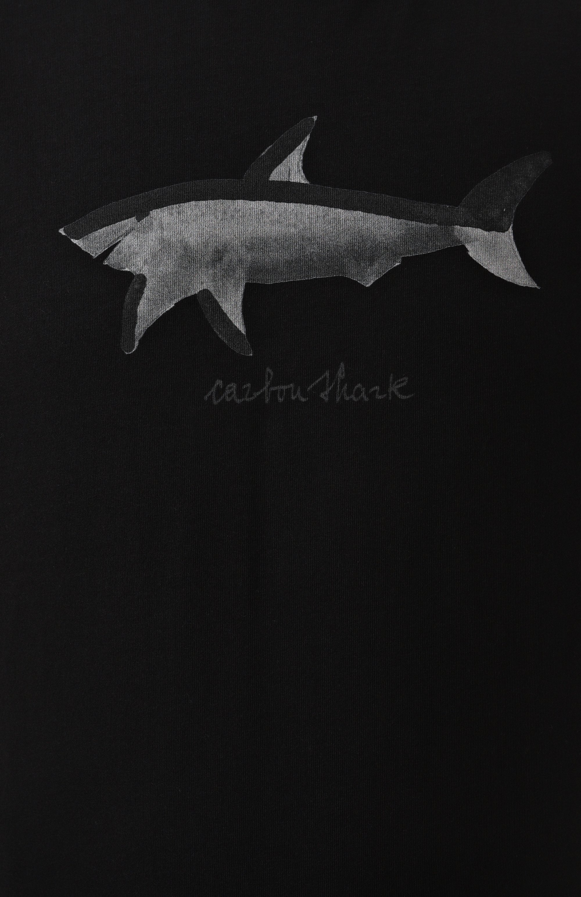 Хлопковая футболка PAUL&SHARK черного цвета по цене 22200 руб., арт. 25411071/XXL, фото 6 Хлопковая футболка PAUL&SHARK, арт. 25411071/XXL, фото 6