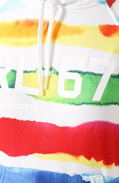 Хлопковое худи POLO RALPH LAUREN разноцветного цвета по цене 15300 руб., арт. 211792487, фото 5 Хлопковое худи POLO RALPH LAUREN, арт. 211792487, фото 5