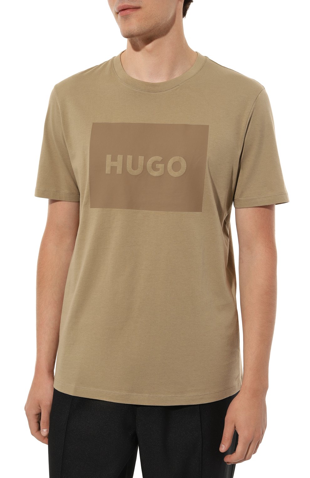 Хлопковая футболка HUGO, арт. 50467952, фото 3