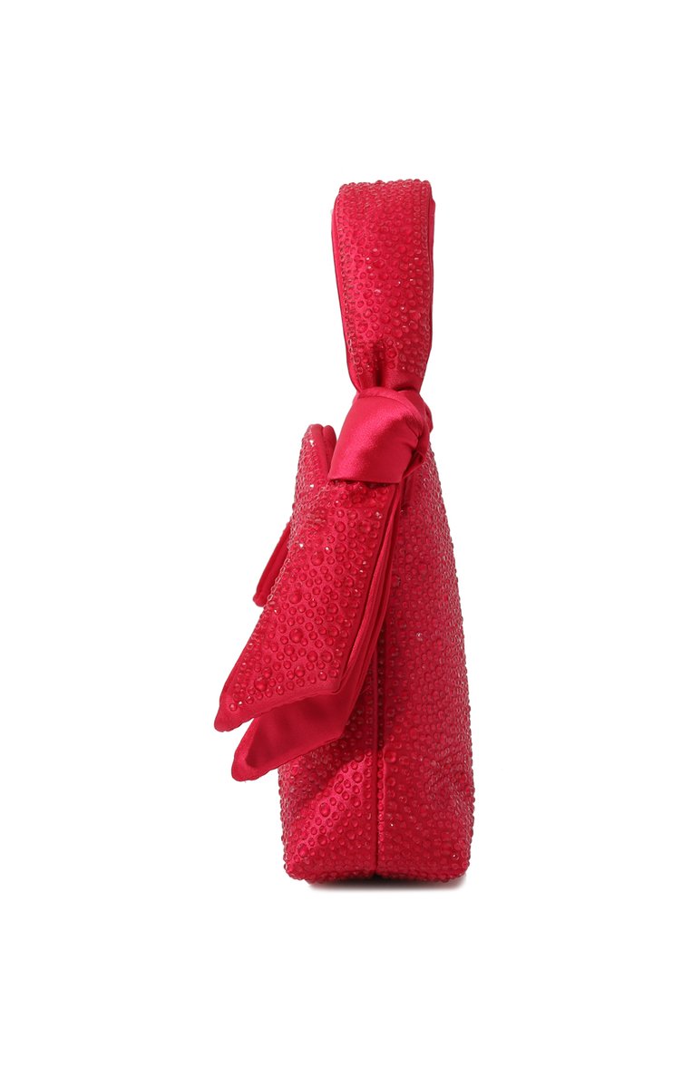 Женская сумка knots mini PINKO фуксия цвета, арт. 102770-A1KJ | Фото 4 (Женское Кросс-КТ: Вечерняя сумка; Материал сплава: Проставлено; Размер: mini; Драгоцен�ные камни: Проставлено; Материал: Экокожа)