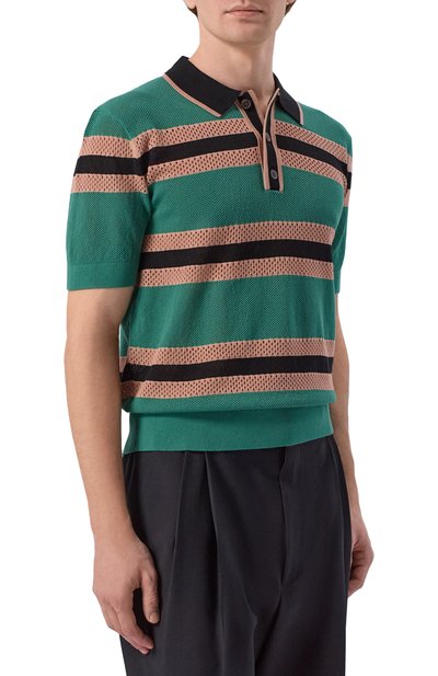 Поло из вискозы DRIES VAN NOTEN, арт. 021218/3701, фото 3