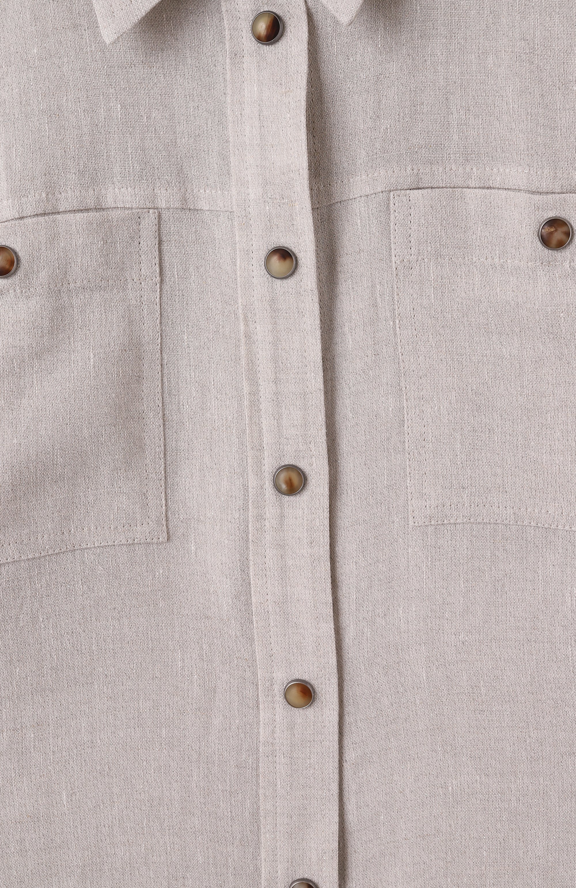 Льняная рубашка BRUNELLO CUCINELLI, арт. BH547S024C, фото 3