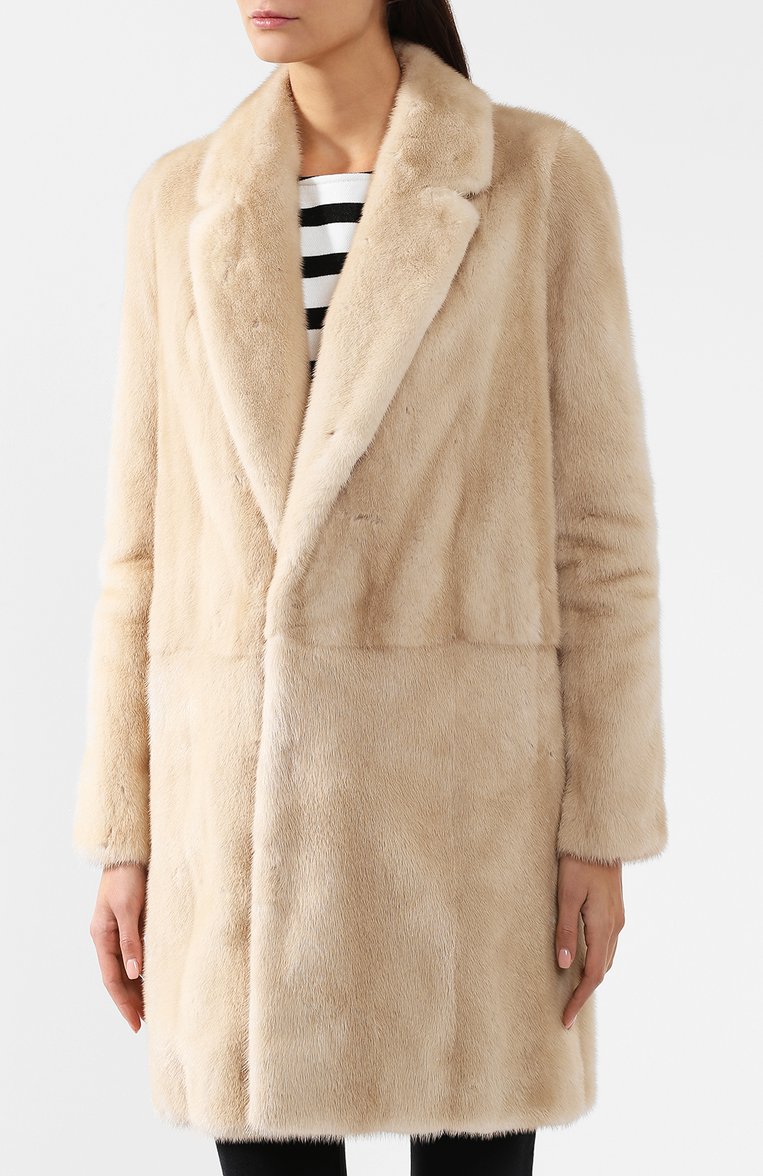 Шуба из норки SAINT LAURENT, арт. 498305/Y7QY2, фото 1