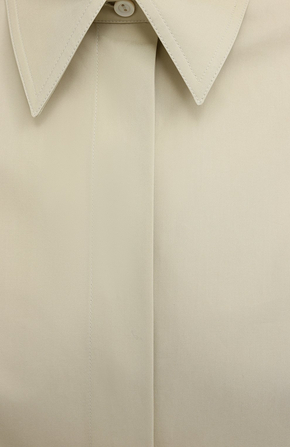 Хлопковая рубашка JIL SANDER зеленого цвета по цене 71900 руб., арт. JSWR605705-WR243900, фото 5 Хлопковая рубашка JIL SANDER, арт. JSWR605705-WR243900, фото 5