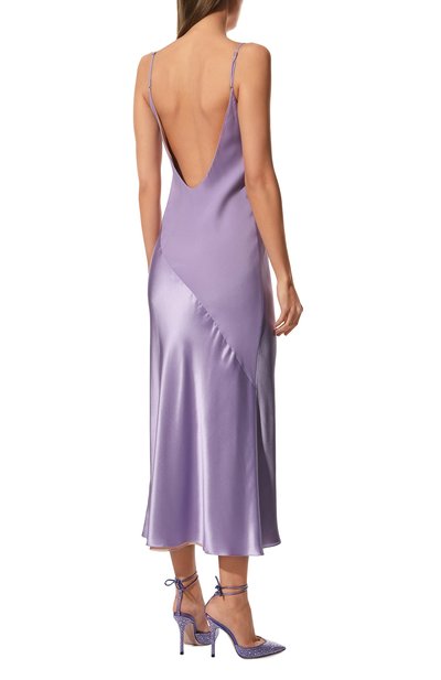 Двустороннее атласное платье LESYANEBO, арт. FW22/H-212/Qu, фото 4