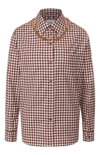 Женская хлопковая рубашка BURBERRY, арт. 4562578
