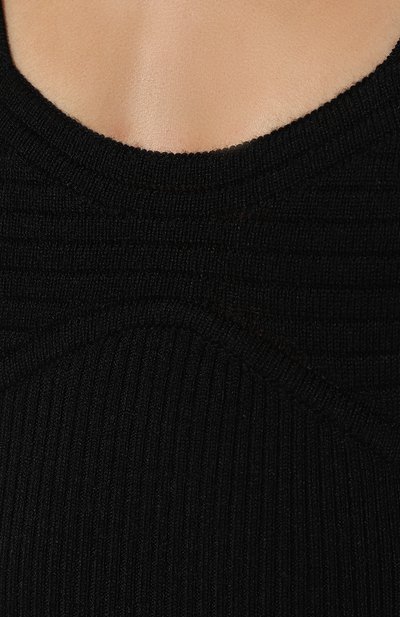 Платье PATRIZIA PEPE черного цвета по цене 42400 руб., арт. 8A1167_K9O3A, фото 5 Платье PATRIZIA PEPE, арт. 8A1167_K9O3A, фото 5