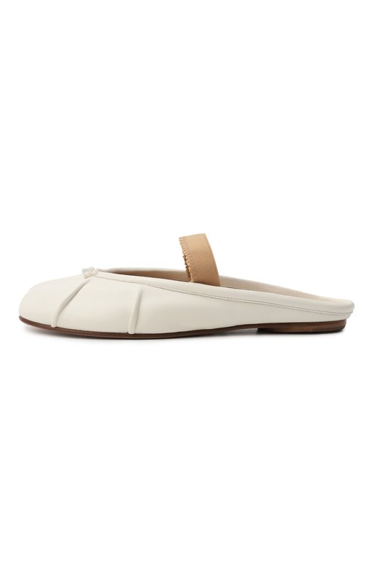 Кожаные сабо Tabi Maison Margiela S39WZ0103/P6853 Белый  S39WZ0103/P6853 Фото 4