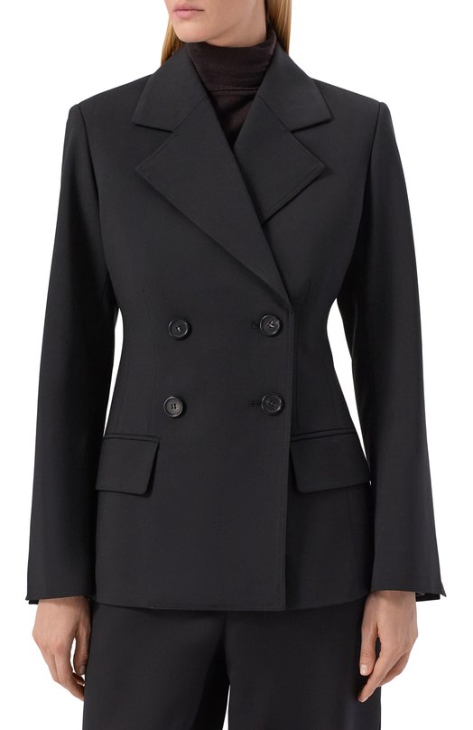 Шерстяной жакет Co 6440ABSW-C0RE Чёрный  6440ABSW-C0RE Фото 3