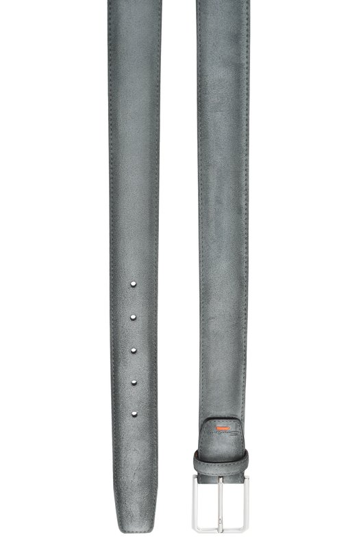 Замшевый ремень Santoni CM35VC003B91EACD Серый  CM35VC003B91EACD Фото 3