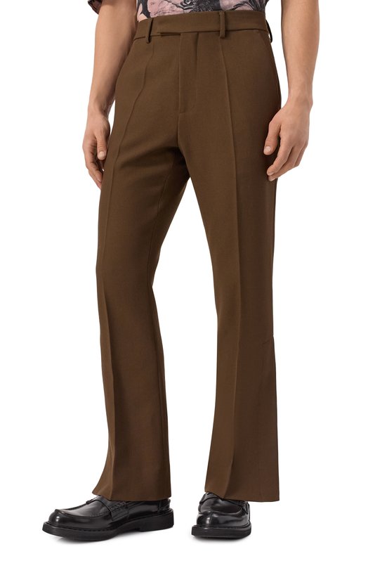 Шерстяные брюки Amiri AMSUFP1039 Коричневый  AMSUFP1039 Фото 3