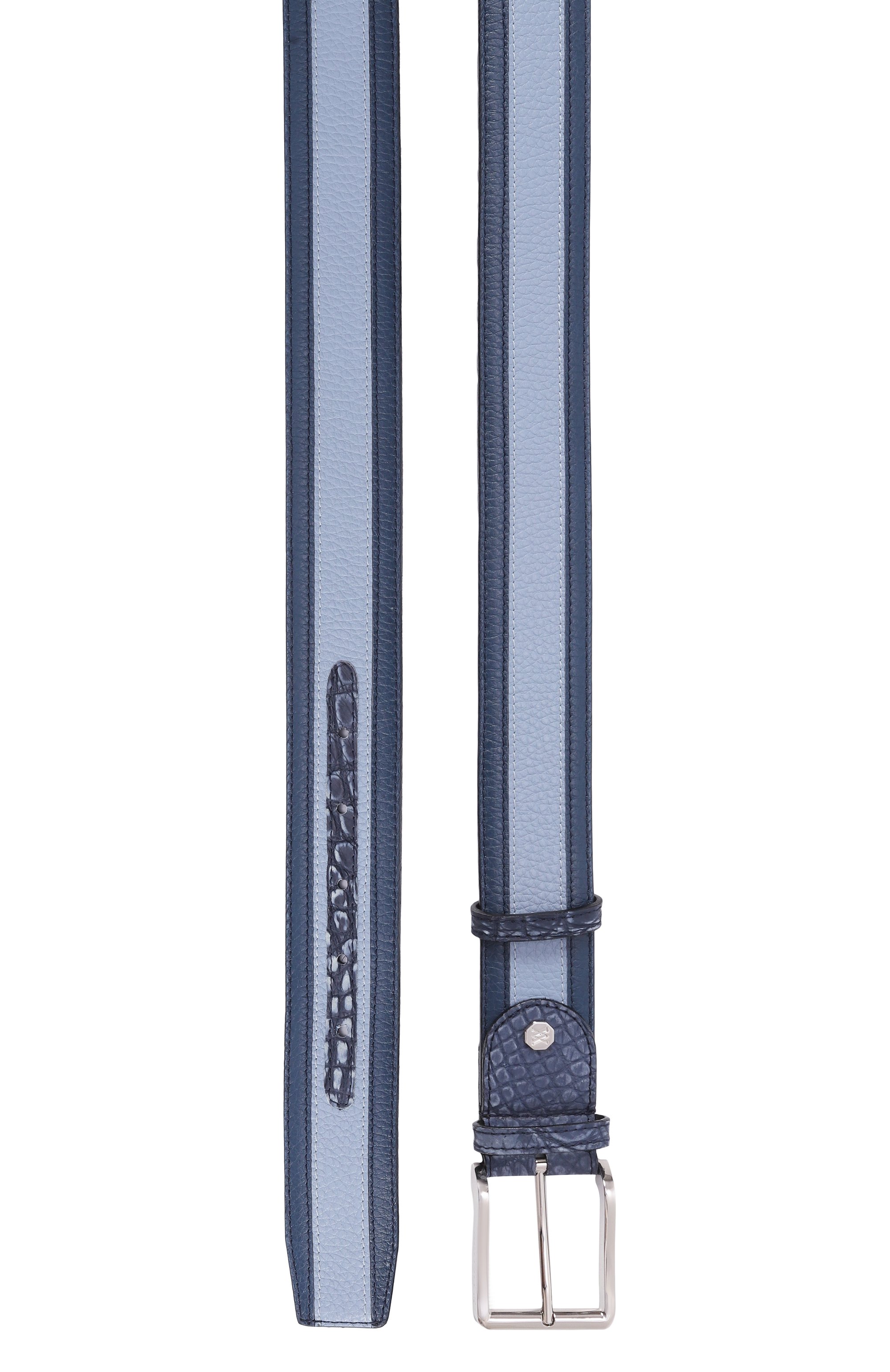 Кожаный ремень ARTIOLI, арт. GUIM3372/40/ALCE CALF/CR0C0DILE, фото 3