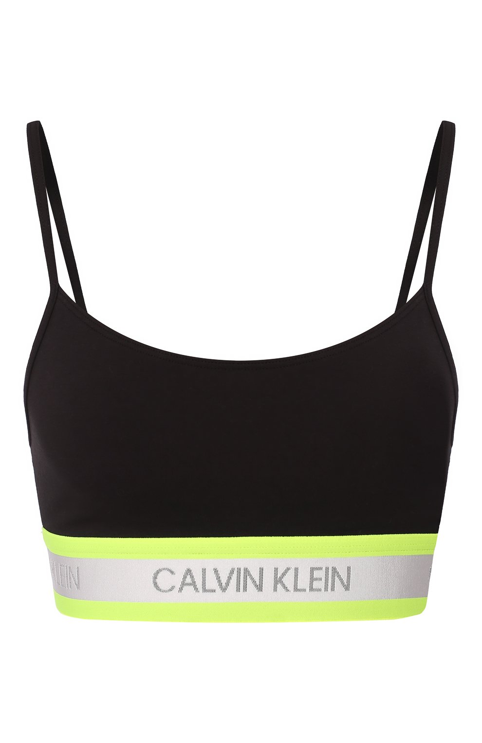 Бра-топ CALVIN KLEIN черного цвета по цене 3995 руб., арт. QF5459E, фото 1 Бра-топ CALVIN KLEIN, арт. QF5459E, фото 1