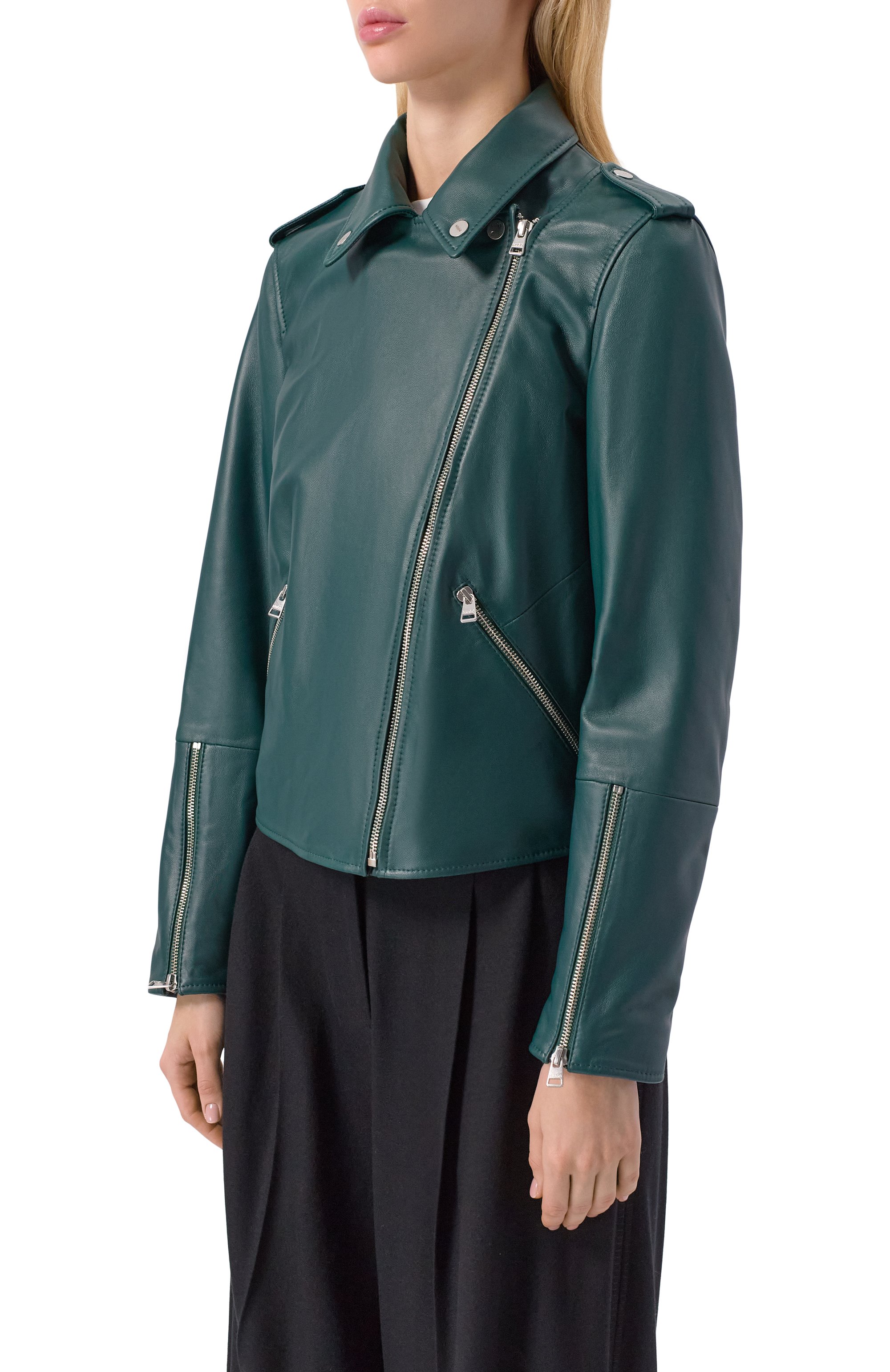 Кожаная куртка HUGO, арт. 50551255, фото 3