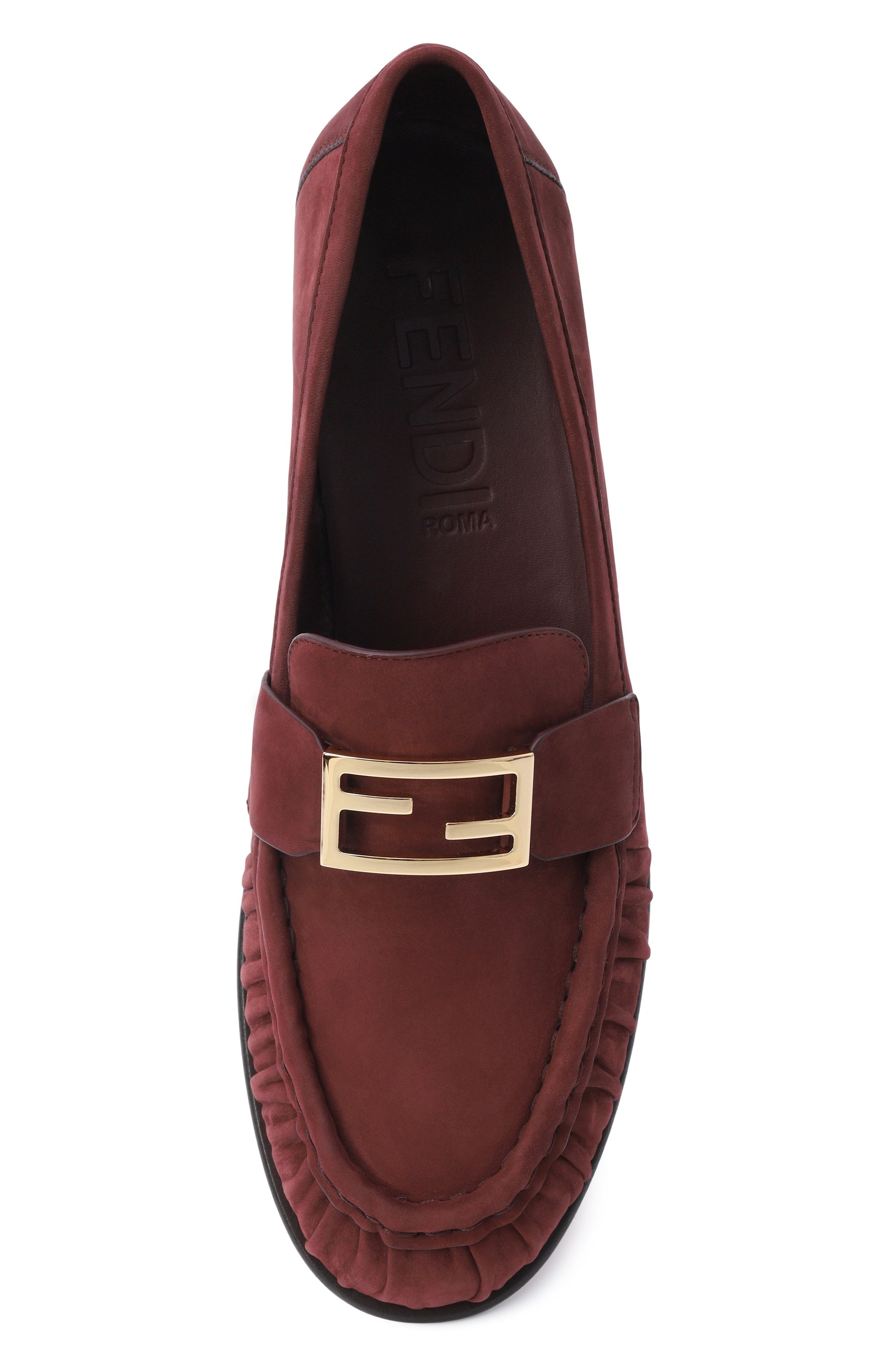 Замшевые лоферы baguette FENDI, арт. 8D8756/3TY, фото 6