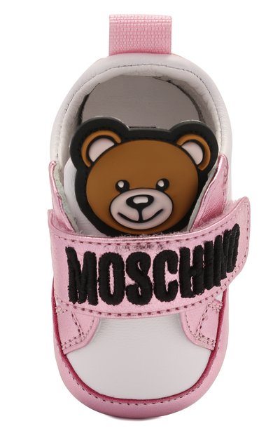 Кожаны е пинетки MOSCHINO, арт. 67339/LAMINAT0/GL0VE/GL0VE/15-21, фото 4