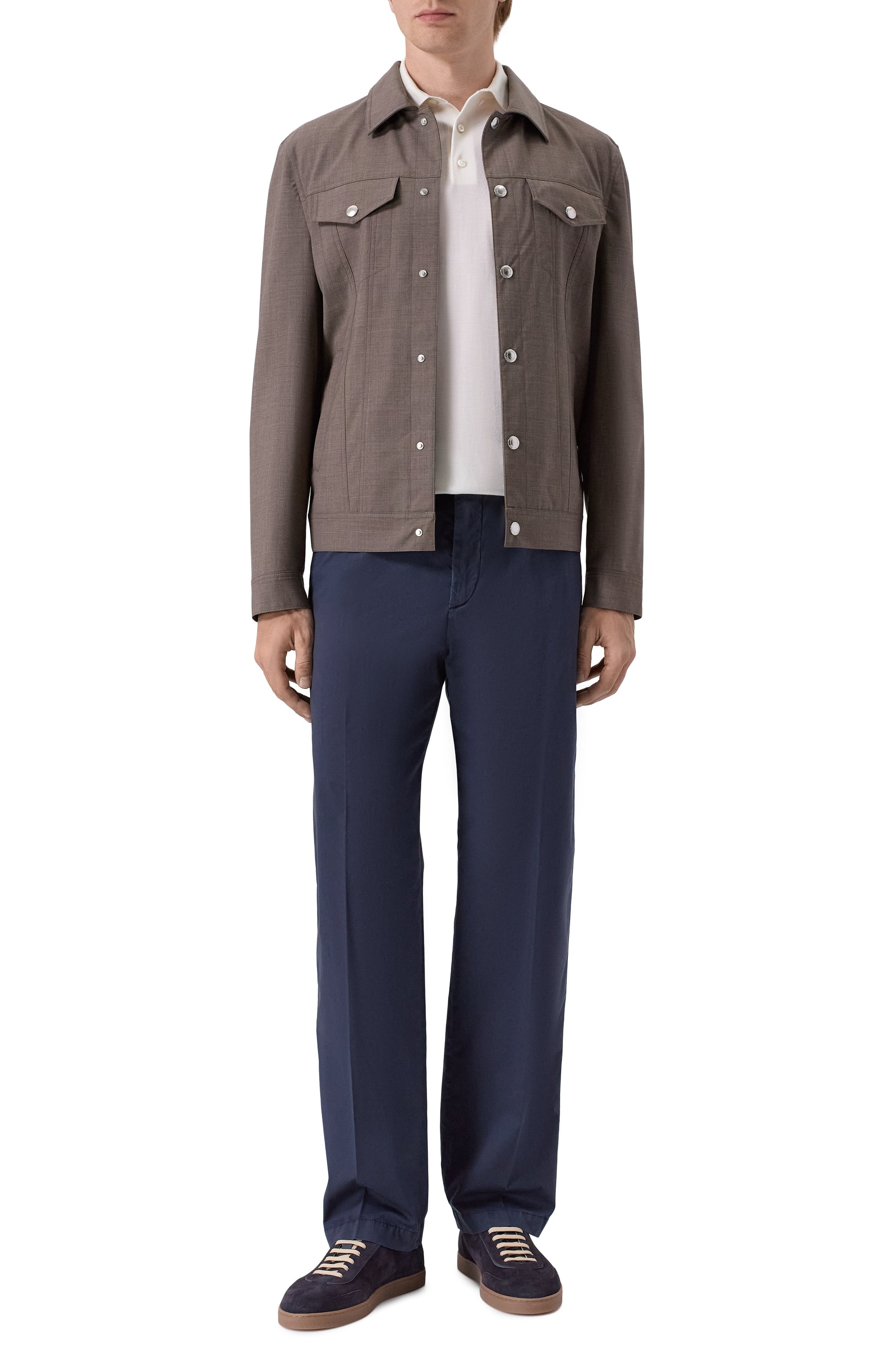 Брюки из лиоцелла и хлопка CORNELIANI, арт. 274ED2/2720127, фото 2