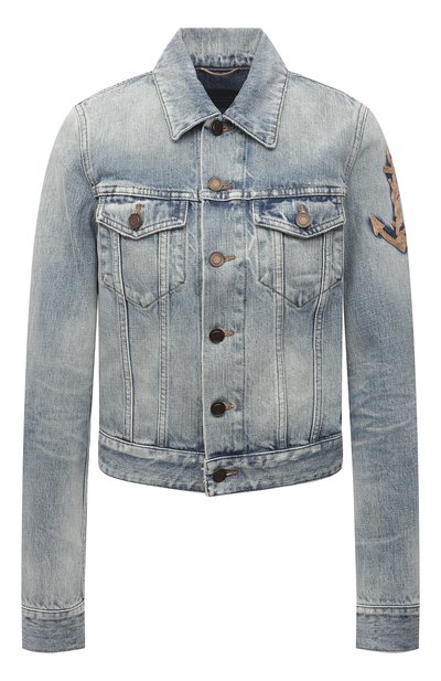 �Женская джинсовая куртка SAINT LAURENT, арт. 653464/Y864L