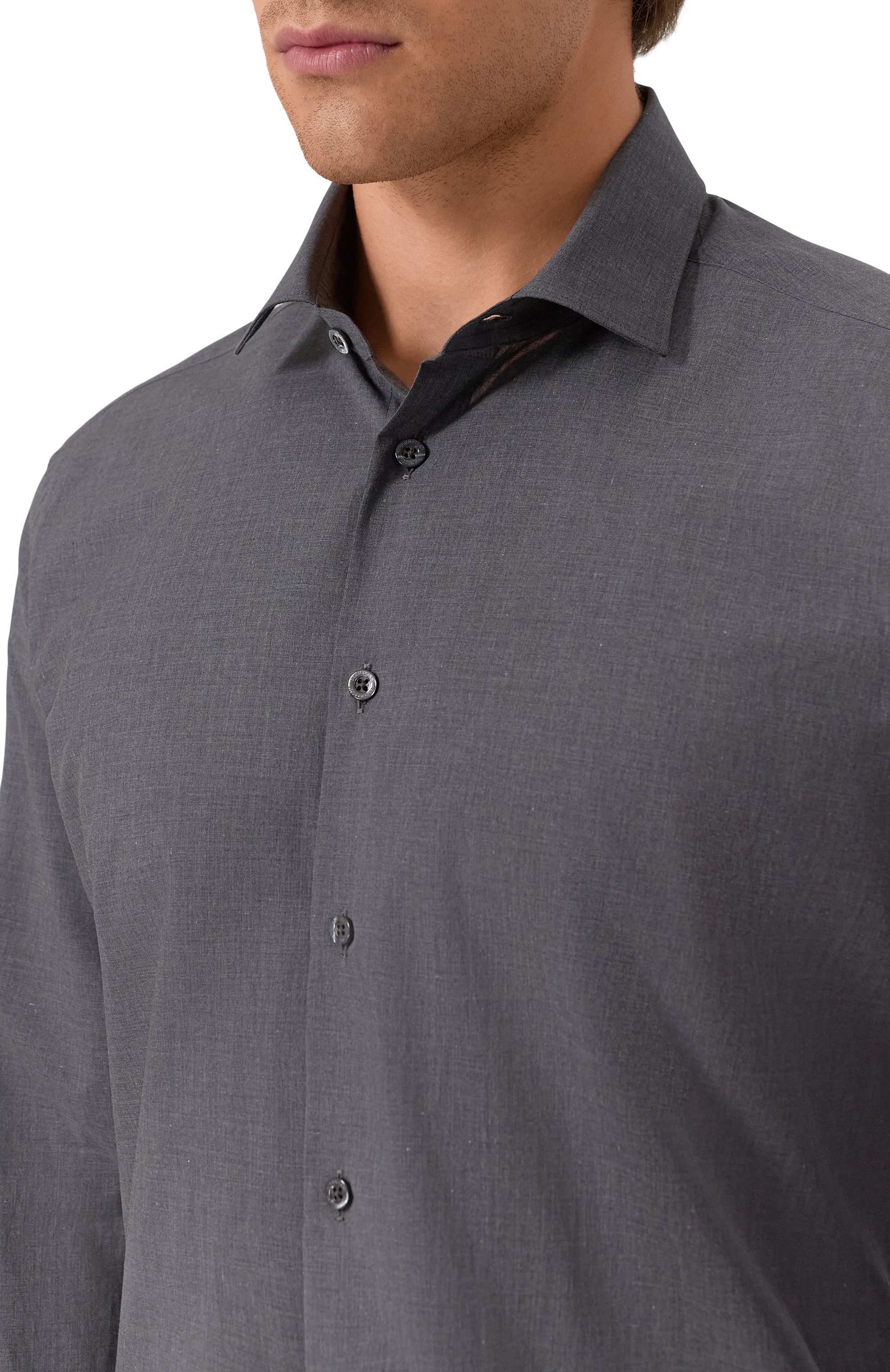 Хлопковая сорочка CORNELIANI, арт. 26P010-2611318, фото 5