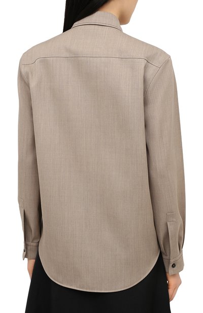 Шерстяная рубашка JIL SANDER, арт. JSPS601005-WS202600, фото 4