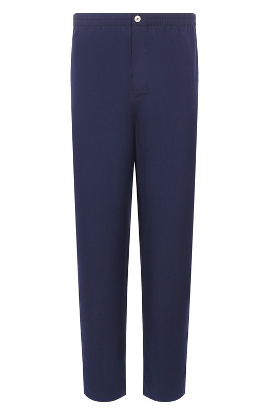 Хлопковые домашние брюки Kiton UNWT005K0244H03 Синий UNWT005K0244H03
