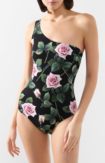 Слитный купальник DOLCE & GABBANA черного цвета по цене 76300 руб., арт. 09A45J/FSGR0, фото 2 Слитный купальник DOLCE & GABBANA, арт. 09A45J/FSGR0, фото 2