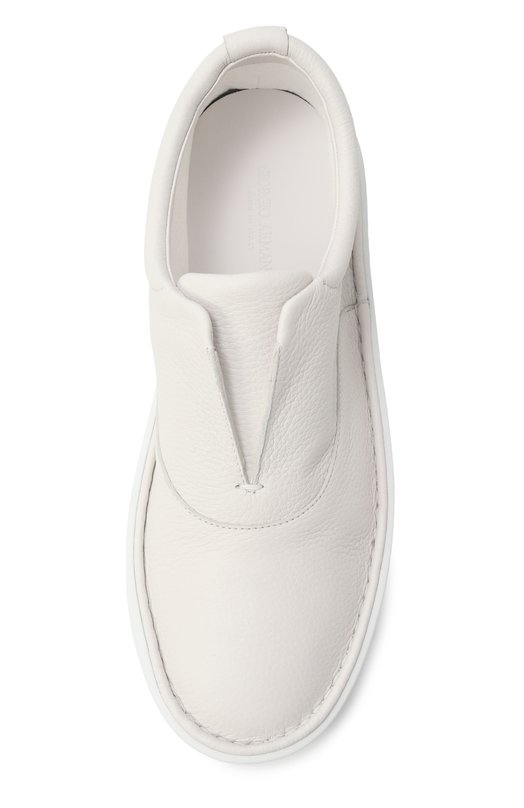 Кожаные кеды Giorgio Armani GM002038/AF19222 Белый  GM002038/AF19222 Фото 6