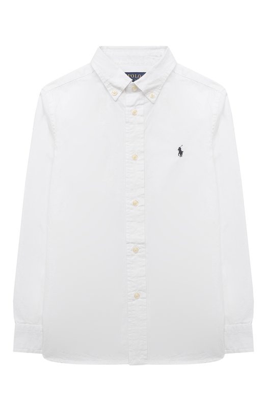 

Хлопковая рубашка Polo Ralph Lauren, Белый