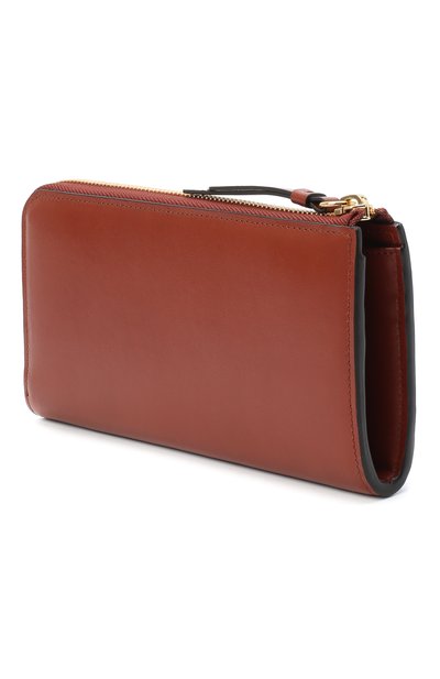 Кожаный кошелек CHLOÉ коричневого цвета по цене 63150 руб., арт. CHC19WP084A37, фото 2 Кожаный кошелек CHLOÉ, арт. CHC19WP084A37, фото 2