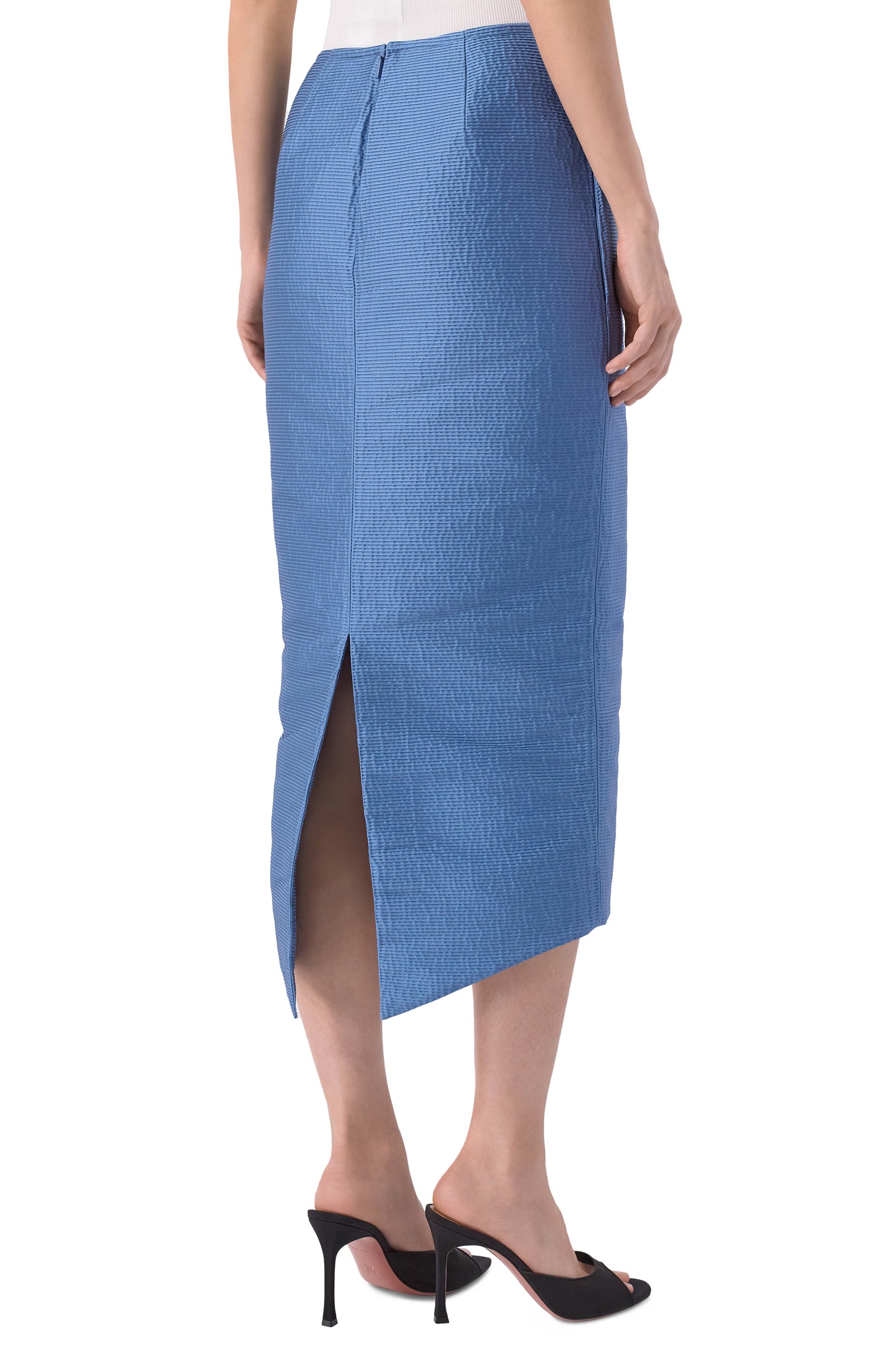 Юбка LANVIN голубого цвета по цене 209500 руб., арт. RW-ST0062-6256-E26, фото 4 Юбка LANVIN, арт. RW-ST0062-6256-E26, фото 4