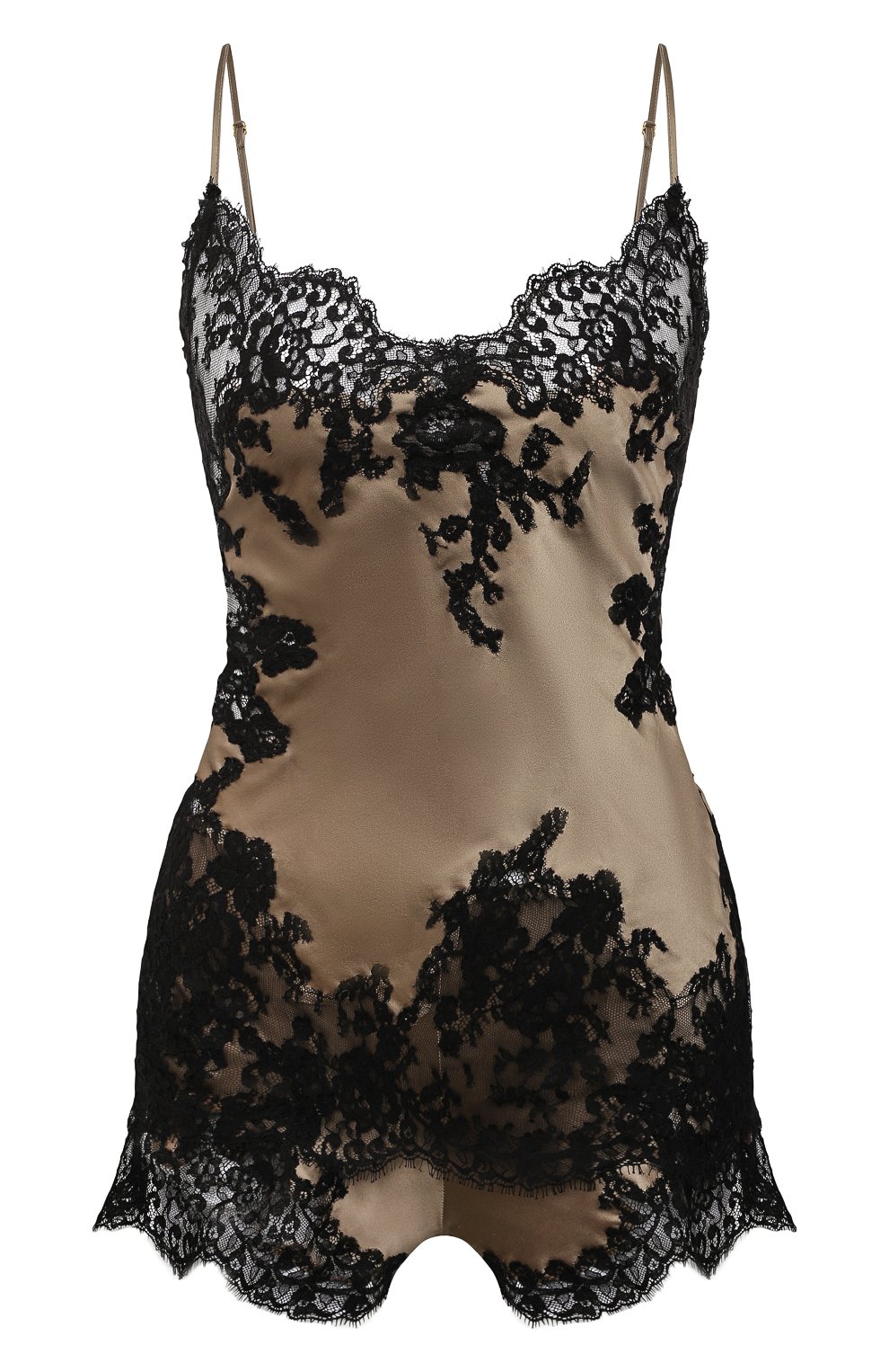 Шелковая пижама MARJOLAINE бежевого цвета по цене 81110 руб., арт. 3PEA4003-3PEA5001, фото 1 Шелковая пижама MARJOLAINE, арт. 3PEA4003-3PEA5001, фото 1