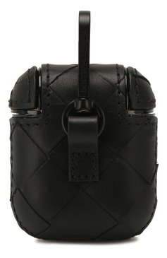 Кожаный чехол для airpods BOTTEGA VENETA черного цвета, арт. 610263/VCPQ0 | Фото 3 (Женское Кросс-КТ: Кожа AirPods; Региональные ограничения белый список (Axapta Mercury): RU, Не проставлено; Материал: Натуральная кожа; Нос: Не проставлено)