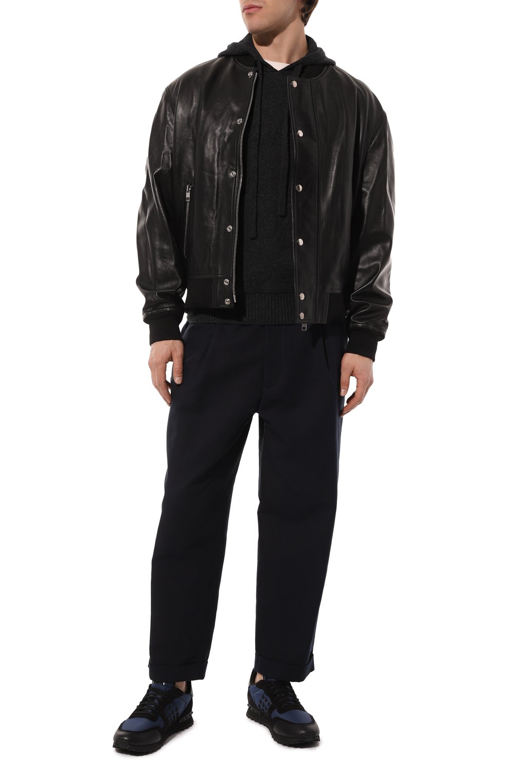 Комбинированные кроссовки rockstud VALENTINO, арт. 1Y2S0748/VBU24C, фото 2