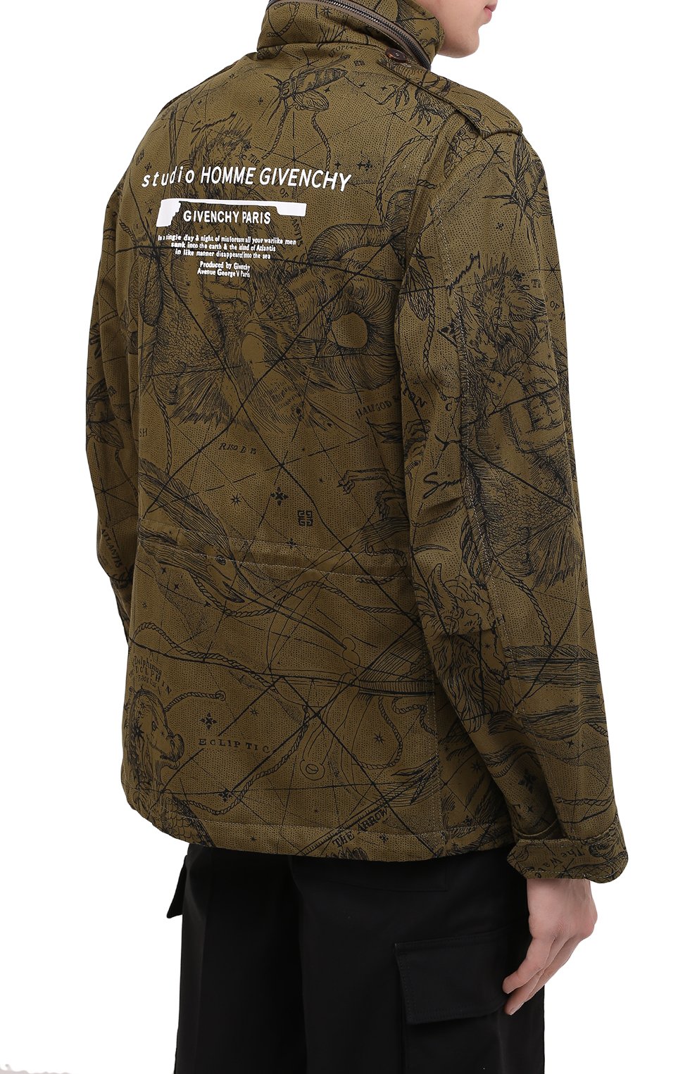 Хлопковая куртка GIVENCHY хаки цвета по цене 206000 руб., арт. BM00GG133A, фото 7 Хлопковая куртка GIVENCHY, арт. BM00GG133A, фото 7