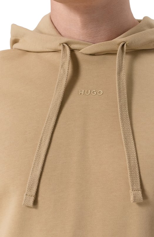 Хлопковый спортивный костюм HUGO 50492581 Бежевый  50492581 Фото 6