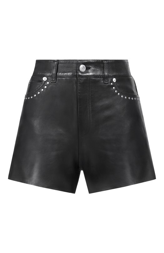 Кожаные шорты Zadig and Voltaire RWBS01029 Чёрный RWBS01029