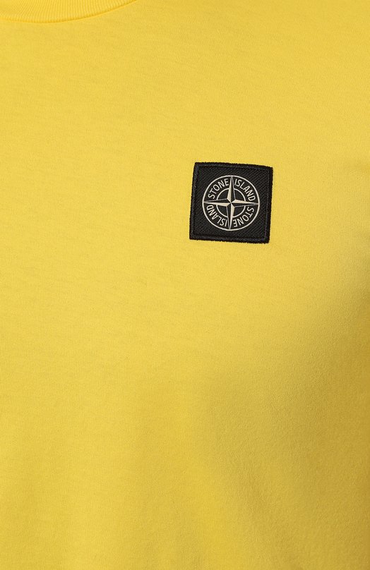 фото Хлопковая футболка stone island