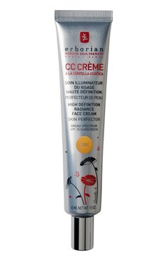 Сс-крем совершенное сияние spf 25 (45ml) ERBORIAN бесцветного цвета, арт. 780185 | Фото 1 (Статус проверки: Проверена категория; Нос: Не проставлено; Региональные ограничения белый список (Axapta Mercury): Не проставлено; SPF фильтр: Средний (25-30))