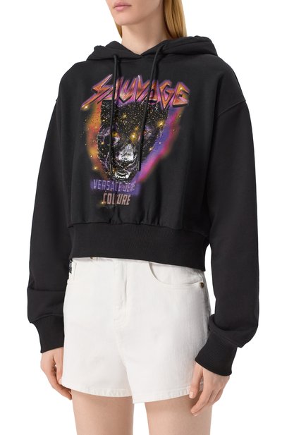 Хлопковое худи VERSACE JEANS COUTURE, арт. 78HAIC04/CF00C, фото 3