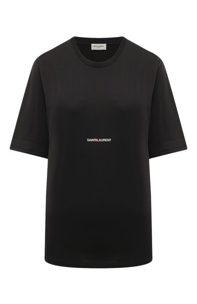 Хлопковая футболка SAINT LAURENT, арт. 460876/YB2DQ, фото 1