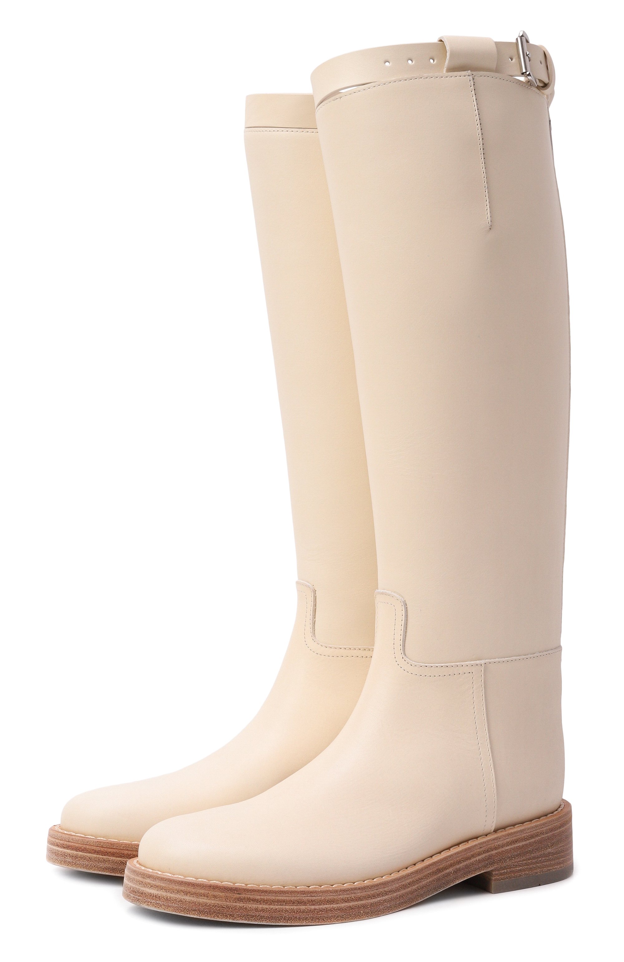 Кожаные сапоги stan ANN DEMEULEMEESTER, арт. B0010078/LT046, фото 1