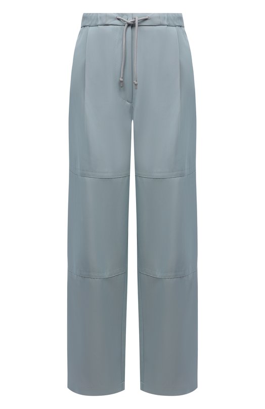 Брюки из вискозы и шелка Giorgio Armani 2SHPP0MX/T03A1 Голубой 2SHPP0MX/T03A1