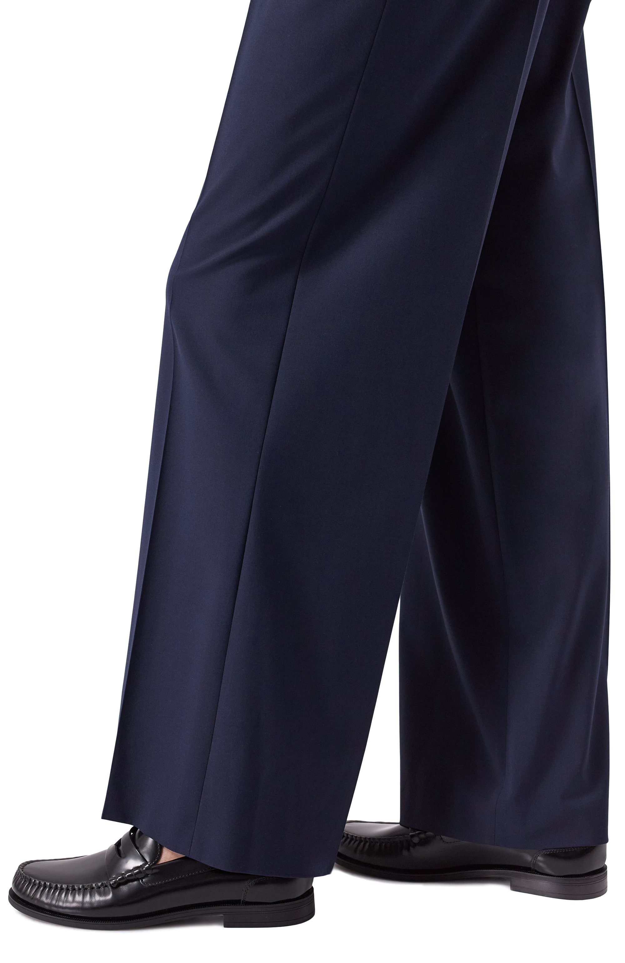 Кожаные пенни-лоферы lycia BOSS черного цвета по цене 29850 руб., арт. 50536344, фото 3 Кожаные пенни-лоферы lycia BOSS, арт. 50536344, фото 3