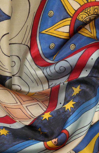 Шелковый платок небесный хоровод GOURJI, арт. T28SKD7R, фото 4